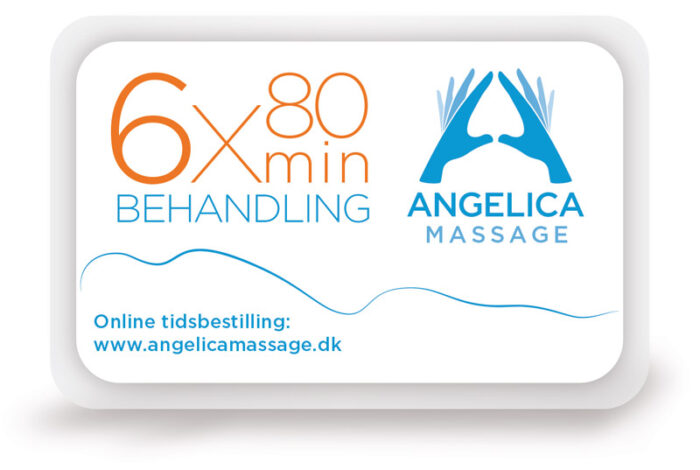 Massør Aarhus - Angelica Massage - Klippekort til 6 x massage - Tilbud